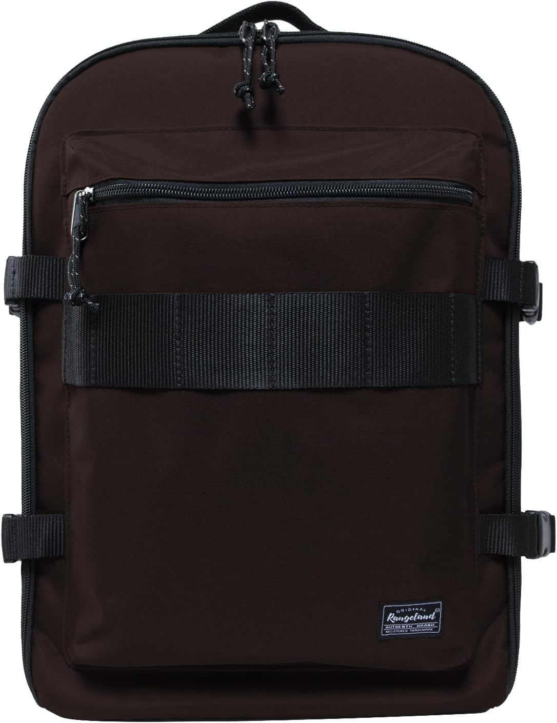 Small Carry-on Personal Item Backpack with luggage strap, Laptop Backpack for Men and Women, Business Travel Gym Sport, Pewter