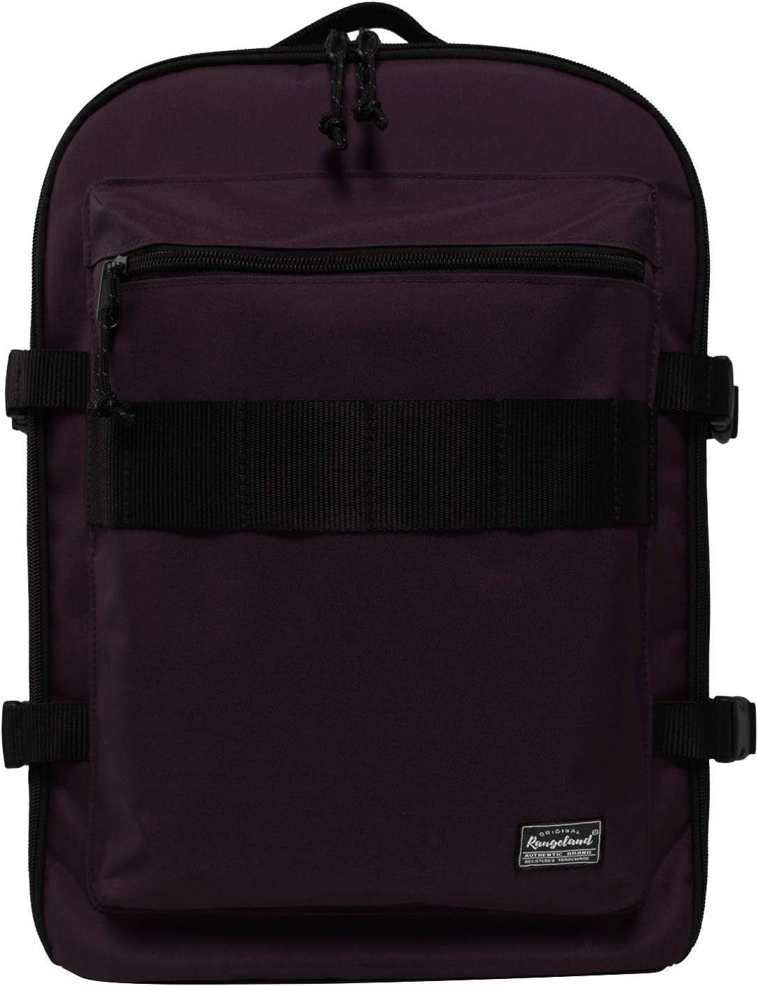 Small Carry-on Personal Item Backpack with luggage strap, Laptop Backpack for Men and Women, Business Travel Gym Sport, Pewter