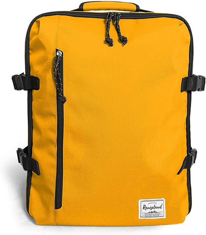 Small Carry-on Personal Item Backpack with luggage strap, Laptop Backpack for Men and Women, Business Travel Gym Sport, Pewter