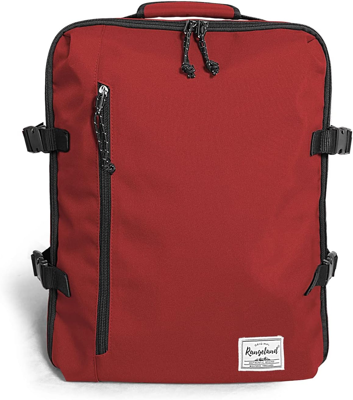 Small Carry-on Personal Item Backpack with luggage strap, Laptop Backpack for Men and Women, Business Travel Gym Sport, Pewter