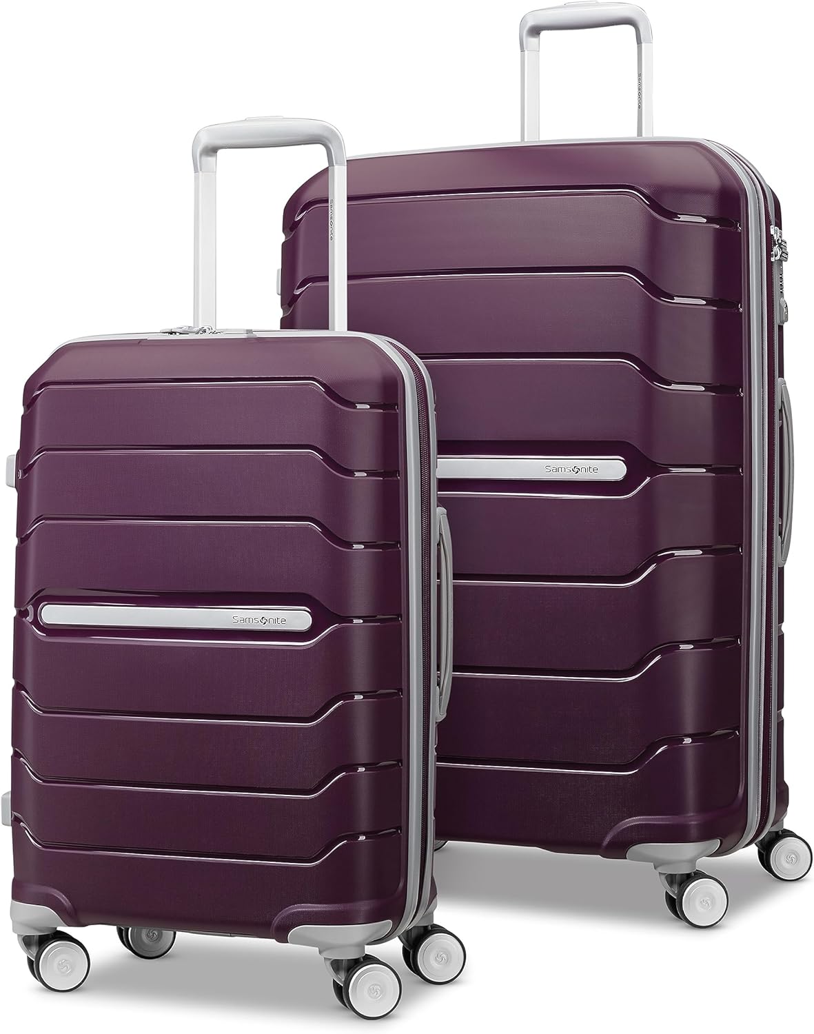 Freeform Hardside Carry-On Luggage with Spinner Wheels - Hardshell Suitcase - TSA, Airline-Approved - Expandable Hard Shell, Smooth Rolling Wheels for Lightweight Travel - Navy
