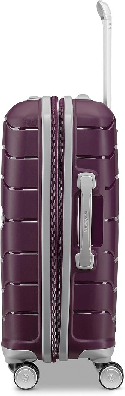 Freeform Hardside Carry-On Luggage with Spinner Wheels - Hardshell Suitcase - TSA, Airline-Approved - Expandable Hard Shell, Smooth Rolling Wheels for Lightweight Travel - Navy