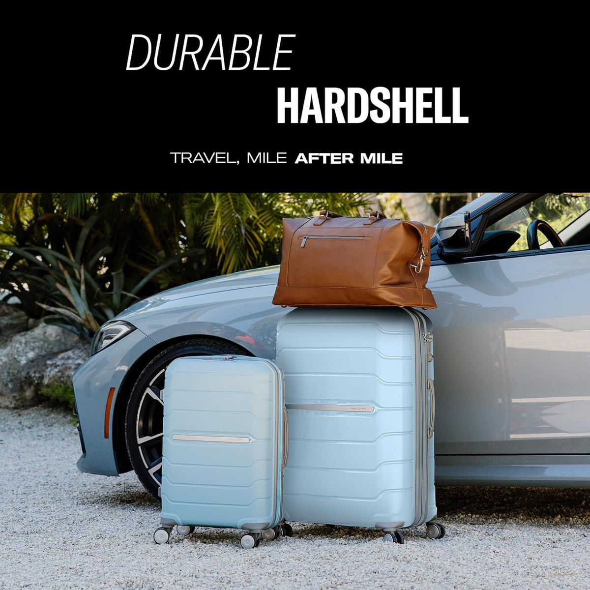 Freeform Hardside Carry-On Luggage with Spinner Wheels - Hardshell Suitcase - TSA, Airline-Approved - Expandable Hard Shell, Smooth Rolling Wheels for Lightweight Travel - Navy