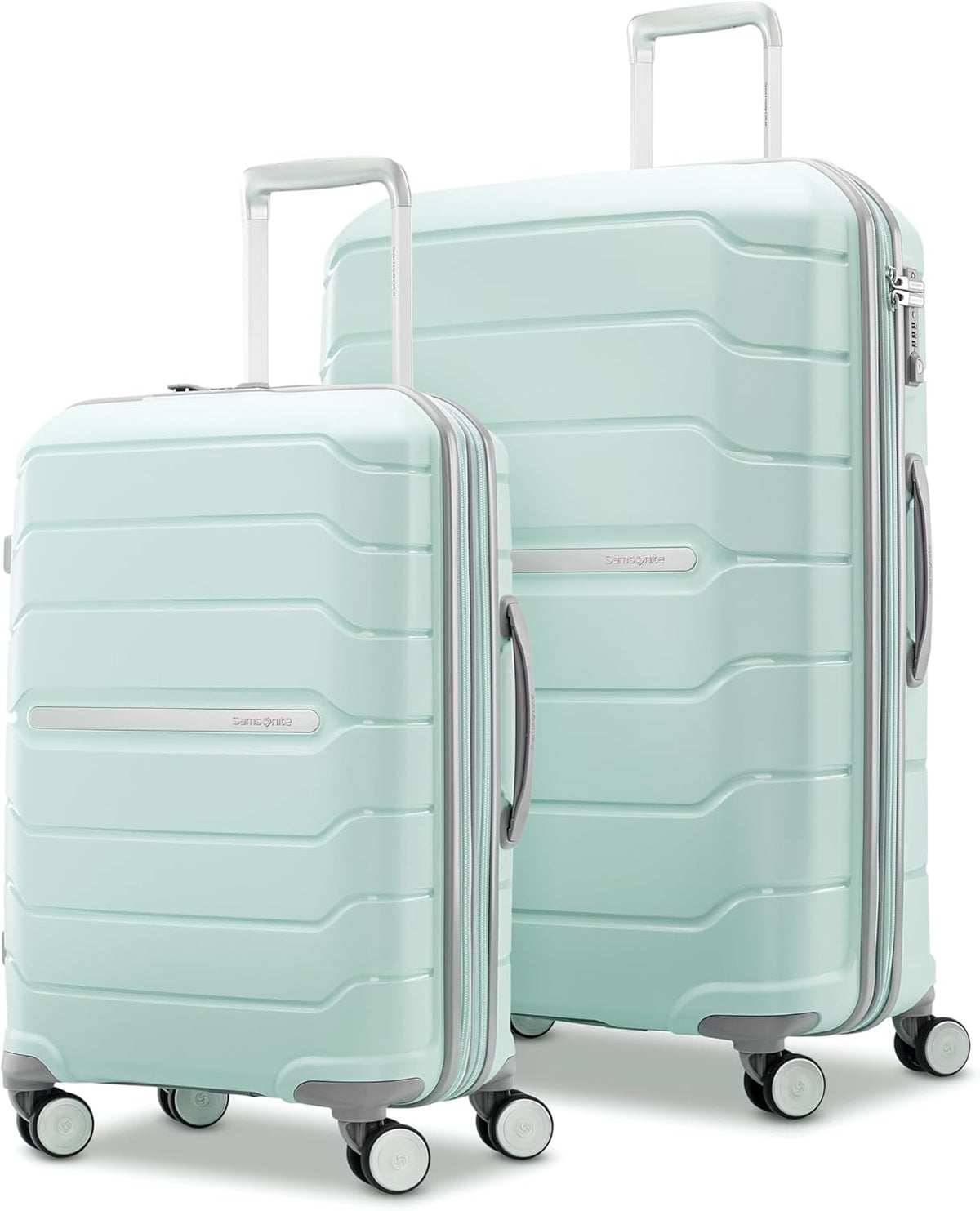 Freeform Hardside Carry-On Luggage with Spinner Wheels - Hardshell Suitcase - TSA, Airline-Approved - Expandable Hard Shell, Smooth Rolling Wheels for Lightweight Travel - Navy