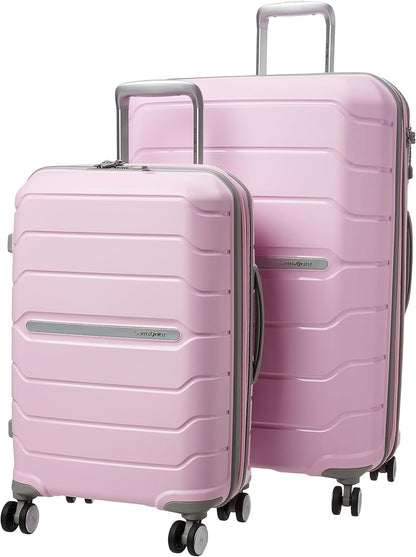 Freeform Hardside Carry-On Luggage with Spinner Wheels - Hardshell Suitcase - TSA, Airline-Approved - Expandable Hard Shell, Smooth Rolling Wheels for Lightweight Travel - Navy