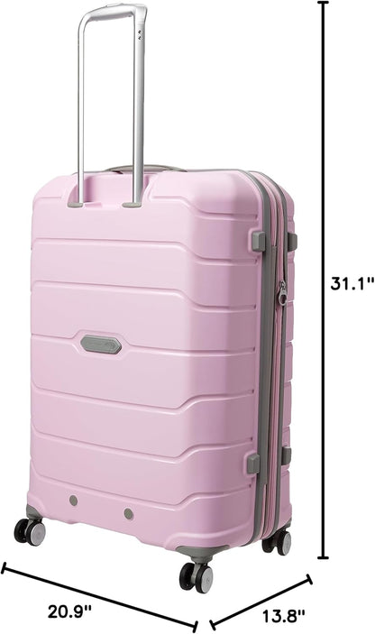 Freeform Hardside Carry-On Luggage with Spinner Wheels - Hardshell Suitcase - TSA, Airline-Approved - Expandable Hard Shell, Smooth Rolling Wheels for Lightweight Travel - Navy
