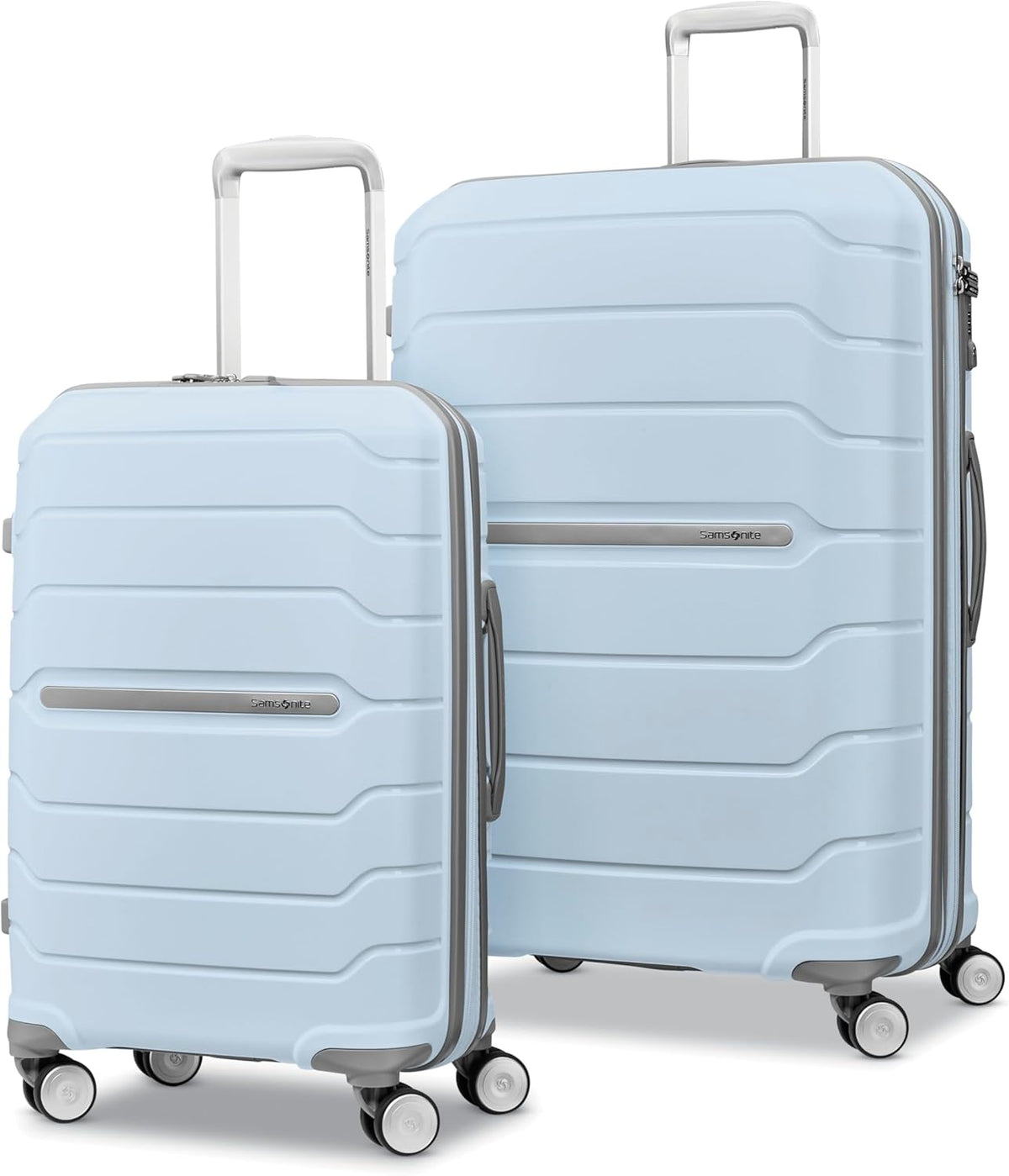 Freeform Hardside Carry-On Luggage with Spinner Wheels - Hardshell Suitcase - TSA, Airline-Approved - Expandable Hard Shell, Smooth Rolling Wheels for Lightweight Travel - Navy