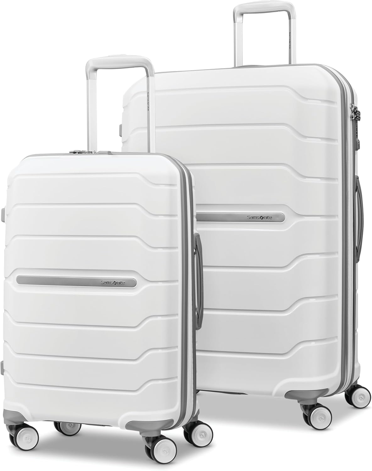 Freeform Hardside Carry-On Luggage with Spinner Wheels - Hardshell Suitcase - TSA, Airline-Approved - Expandable Hard Shell, Smooth Rolling Wheels for Lightweight Travel - Navy