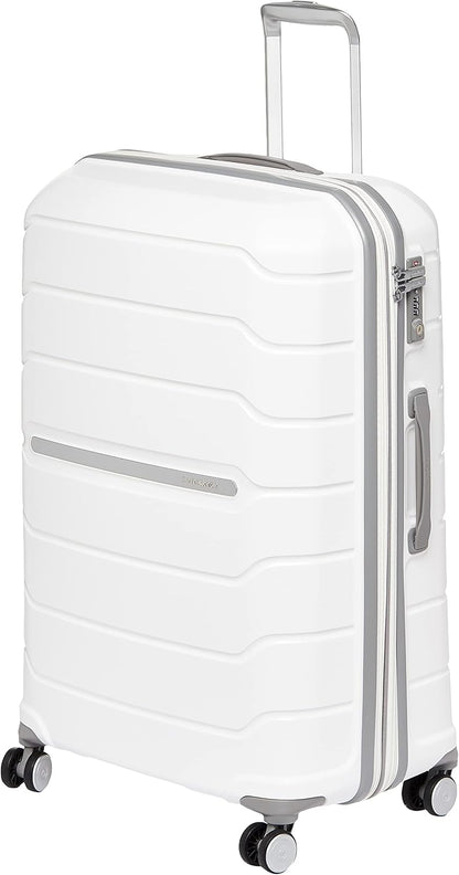 Freeform Hardside Carry-On Luggage with Spinner Wheels - Hardshell Suitcase - TSA, Airline-Approved - Expandable Hard Shell, Smooth Rolling Wheels for Lightweight Travel - Navy