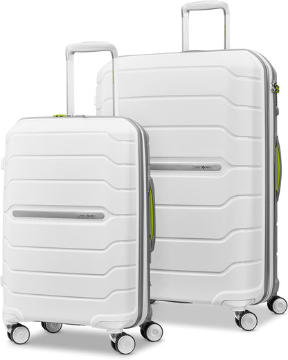Freeform Hardside Carry-On Luggage with Spinner Wheels - Hardshell Suitcase - TSA, Airline-Approved - Expandable Hard Shell, Smooth Rolling Wheels for Lightweight Travel - Navy