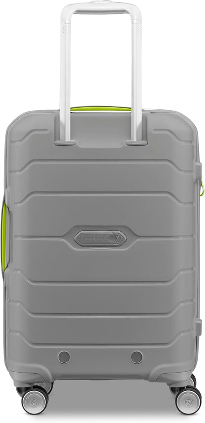 Freeform Hardside Carry-On Luggage with Spinner Wheels - Hardshell Suitcase - TSA, Airline-Approved - Expandable Hard Shell, Smooth Rolling Wheels for Lightweight Travel - Navy