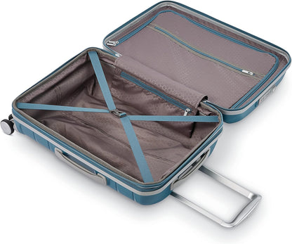 Freeform Hardside Carry-On Luggage with Spinner Wheels - Hardshell Suitcase - TSA, Airline-Approved - Expandable Hard Shell, Smooth Rolling Wheels for Lightweight Travel - Navy