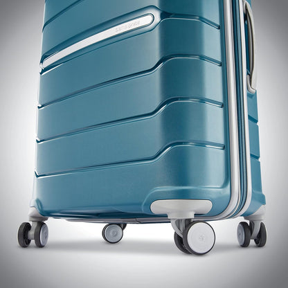 Freeform Hardside Carry-On Luggage with Spinner Wheels - Hardshell Suitcase - TSA, Airline-Approved - Expandable Hard Shell, Smooth Rolling Wheels for Lightweight Travel - Navy