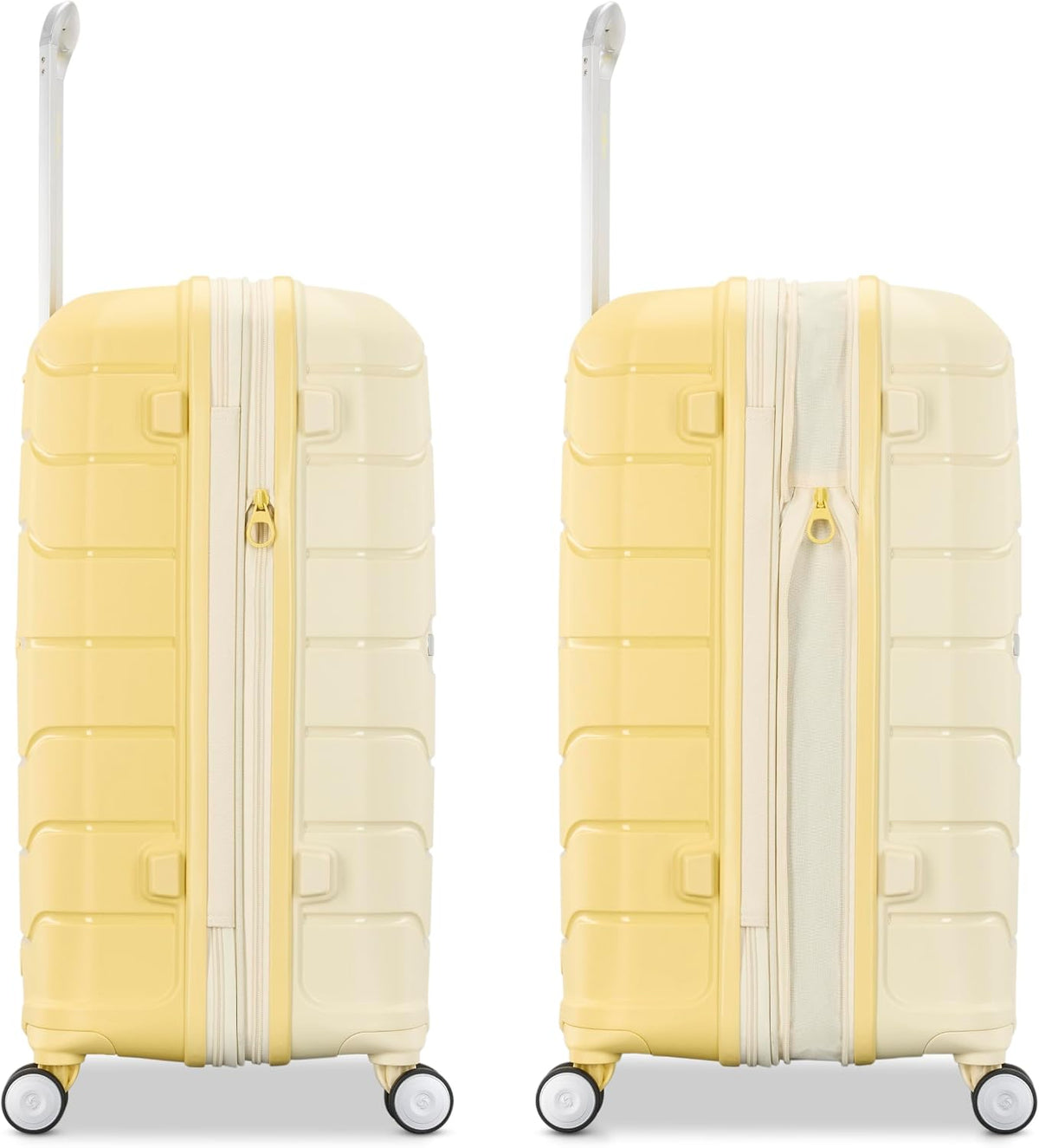 Freeform Hardside Carry-On Luggage with Spinner Wheels - Hardshell Suitcase - TSA, Airline-Approved - Expandable Hard Shell, Smooth Rolling Wheels for Lightweight Travel - Navy