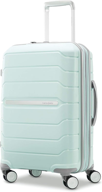 Freeform Hardside Carry-On Luggage with Spinner Wheels - Hardshell Suitcase - TSA, Airline-Approved - Expandable Hard Shell, Smooth Rolling Wheels for Lightweight Travel - Navy