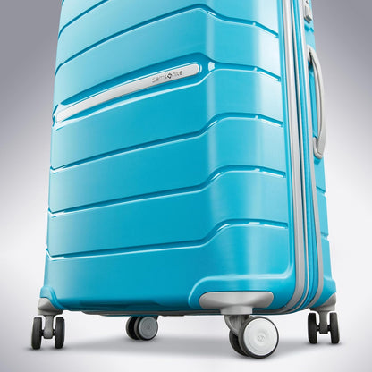 Freeform Hardside Carry-On Luggage with Spinner Wheels - Hardshell Suitcase - TSA, Airline-Approved - Expandable Hard Shell, Smooth Rolling Wheels for Lightweight Travel - Navy
