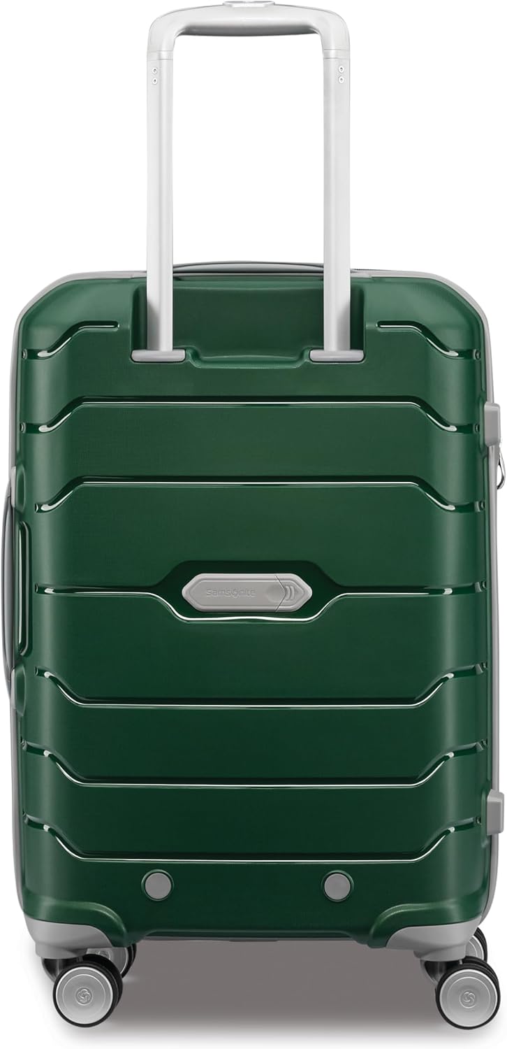Freeform Hardside Carry-On Luggage with Spinner Wheels - Hardshell Suitcase - TSA, Airline-Approved - Expandable Hard Shell, Smooth Rolling Wheels for Lightweight Travel - Navy