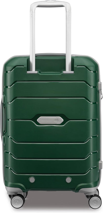 Freeform Hardside Carry-On Luggage with Spinner Wheels - Hardshell Suitcase - TSA, Airline-Approved - Expandable Hard Shell, Smooth Rolling Wheels for Lightweight Travel - Navy