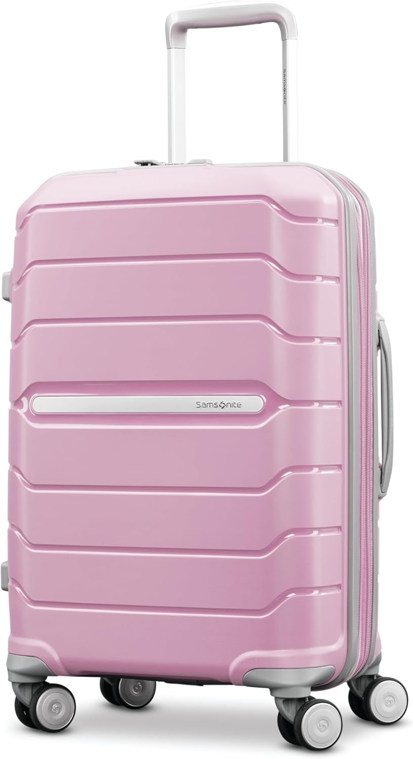 Freeform Hardside Carry-On Luggage with Spinner Wheels - Hardshell Suitcase - TSA, Airline-Approved - Expandable Hard Shell, Smooth Rolling Wheels for Lightweight Travel - Navy
