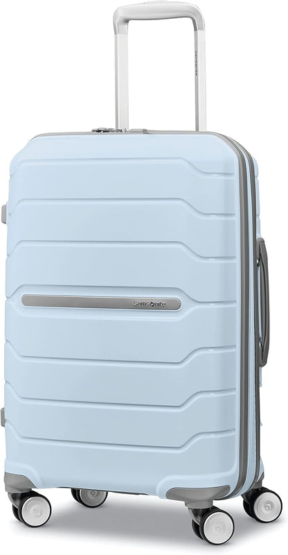 Freeform Hardside Carry-On Luggage with Spinner Wheels - Hardshell Suitcase - TSA, Airline-Approved - Expandable Hard Shell, Smooth Rolling Wheels for Lightweight Travel - Navy