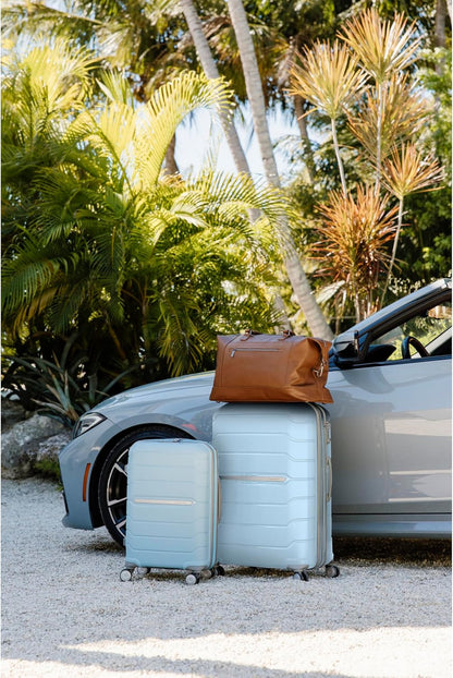 Freeform Hardside Carry-On Luggage with Spinner Wheels - Hardshell Suitcase - TSA, Airline-Approved - Expandable Hard Shell, Smooth Rolling Wheels for Lightweight Travel - Navy