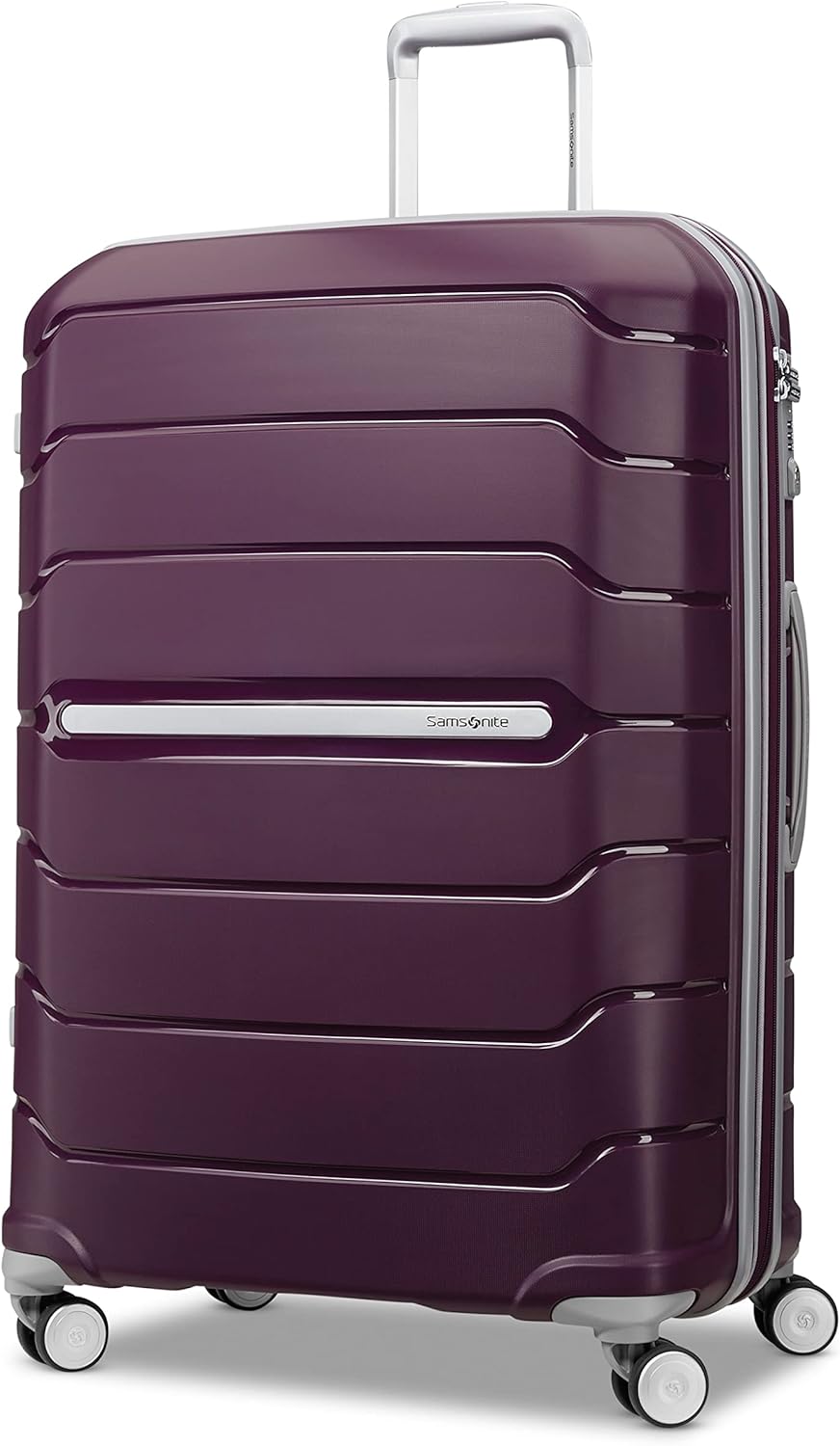Freeform Hardside Carry-On Luggage with Spinner Wheels - Hardshell Suitcase - TSA, Airline-Approved - Expandable Hard Shell, Smooth Rolling Wheels for Lightweight Travel - Navy