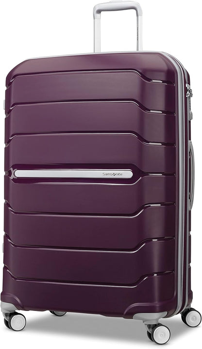 Freeform Hardside Carry-On Luggage with Spinner Wheels - Hardshell Suitcase - TSA, Airline-Approved - Expandable Hard Shell, Smooth Rolling Wheels for Lightweight Travel - Navy