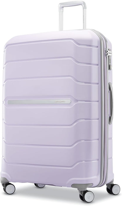 Freeform Hardside Carry-On Luggage with Spinner Wheels - Hardshell Suitcase - TSA, Airline-Approved - Expandable Hard Shell, Smooth Rolling Wheels for Lightweight Travel - Navy
