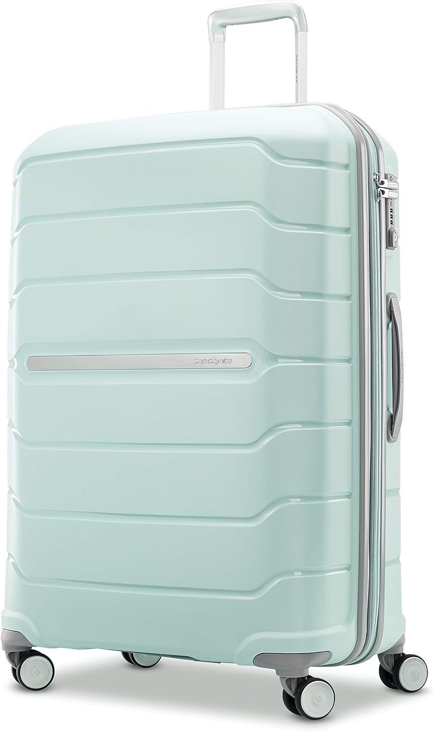 Freeform Hardside Carry-On Luggage with Spinner Wheels - Hardshell Suitcase - TSA, Airline-Approved - Expandable Hard Shell, Smooth Rolling Wheels for Lightweight Travel - Navy