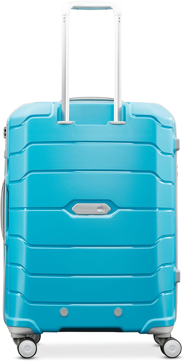 Freeform Hardside Carry-On Luggage with Spinner Wheels - Hardshell Suitcase - TSA, Airline-Approved - Expandable Hard Shell, Smooth Rolling Wheels for Lightweight Travel - Navy