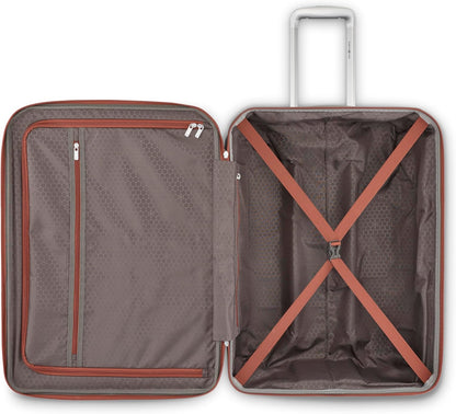 Freeform Hardside Carry-On Luggage with Spinner Wheels - Hardshell Suitcase - TSA, Airline-Approved - Expandable Hard Shell, Smooth Rolling Wheels for Lightweight Travel - Navy