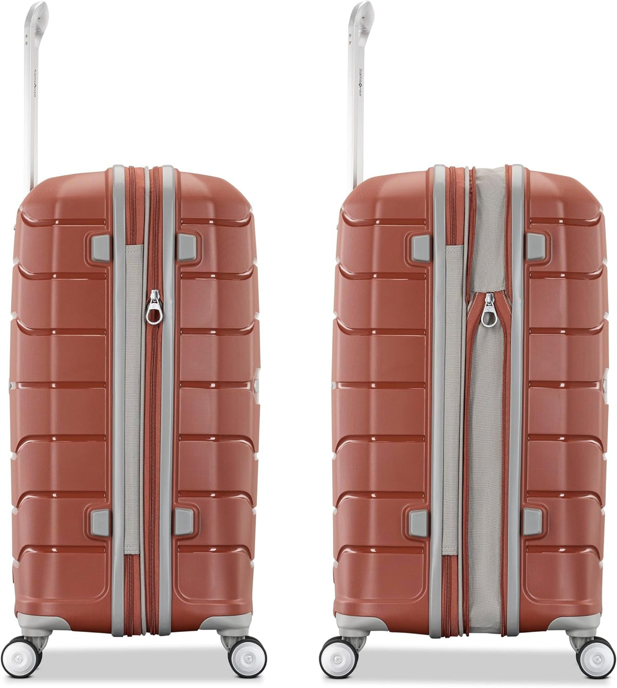 Freeform Hardside Carry-On Luggage with Spinner Wheels - Hardshell Suitcase - TSA, Airline-Approved - Expandable Hard Shell, Smooth Rolling Wheels for Lightweight Travel - Navy