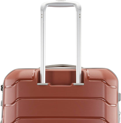 Freeform Hardside Carry-On Luggage with Spinner Wheels - Hardshell Suitcase - TSA, Airline-Approved - Expandable Hard Shell, Smooth Rolling Wheels for Lightweight Travel - Navy