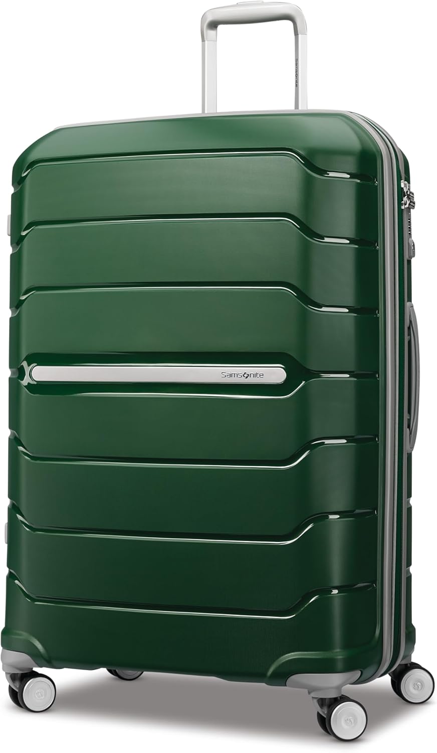 Freeform Hardside Carry-On Luggage with Spinner Wheels - Hardshell Suitcase - TSA, Airline-Approved - Expandable Hard Shell, Smooth Rolling Wheels for Lightweight Travel - Navy