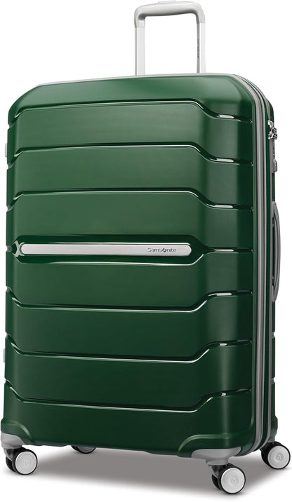 Freeform Hardside Carry-On Luggage with Spinner Wheels - Hardshell Suitcase - TSA, Airline-Approved - Expandable Hard Shell, Smooth Rolling Wheels for Lightweight Travel - Navy
