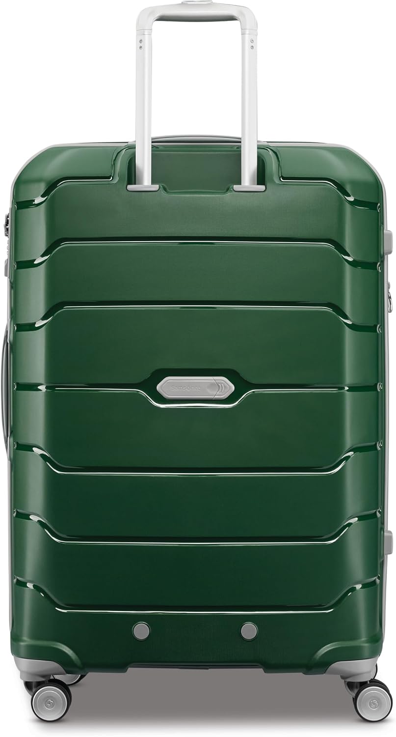 Freeform Hardside Carry-On Luggage with Spinner Wheels - Hardshell Suitcase - TSA, Airline-Approved - Expandable Hard Shell, Smooth Rolling Wheels for Lightweight Travel - Navy