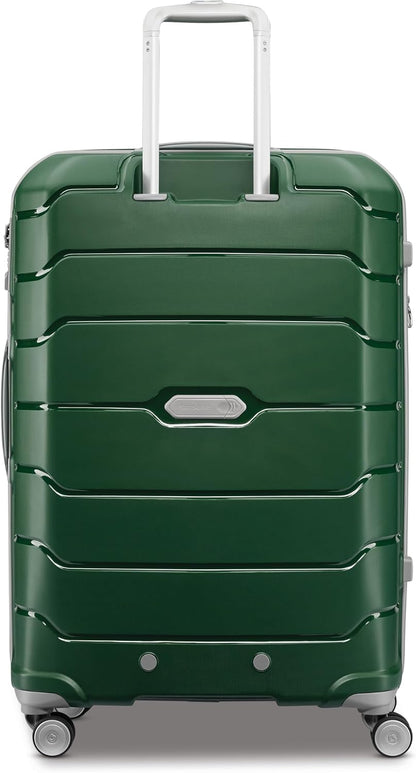 Freeform Hardside Carry-On Luggage with Spinner Wheels - Hardshell Suitcase - TSA, Airline-Approved - Expandable Hard Shell, Smooth Rolling Wheels for Lightweight Travel - Navy