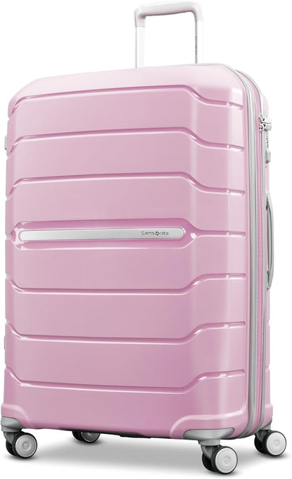 Freeform Hardside Carry-On Luggage with Spinner Wheels - Hardshell Suitcase - TSA, Airline-Approved - Expandable Hard Shell, Smooth Rolling Wheels for Lightweight Travel - Navy