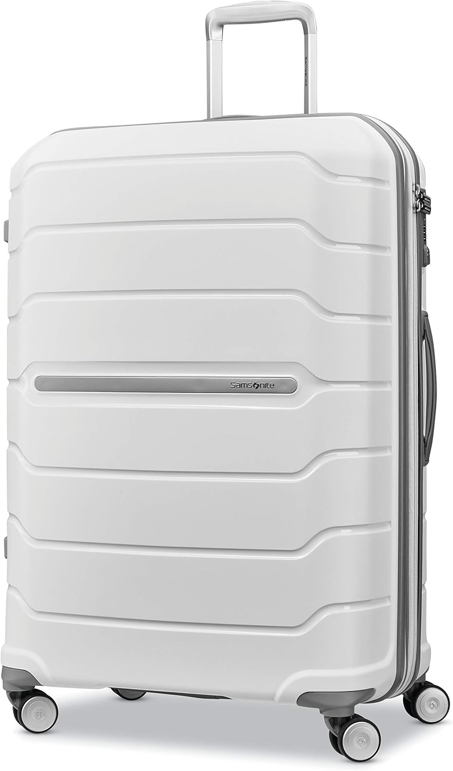 Freeform Hardside Carry-On Luggage with Spinner Wheels - Hardshell Suitcase - TSA, Airline-Approved - Expandable Hard Shell, Smooth Rolling Wheels for Lightweight Travel - Navy