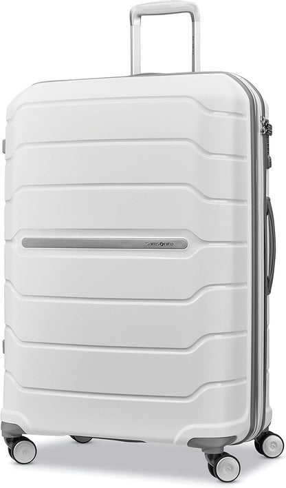 Freeform Hardside Carry-On Luggage with Spinner Wheels - Hardshell Suitcase - TSA, Airline-Approved - Expandable Hard Shell, Smooth Rolling Wheels for Lightweight Travel - Navy