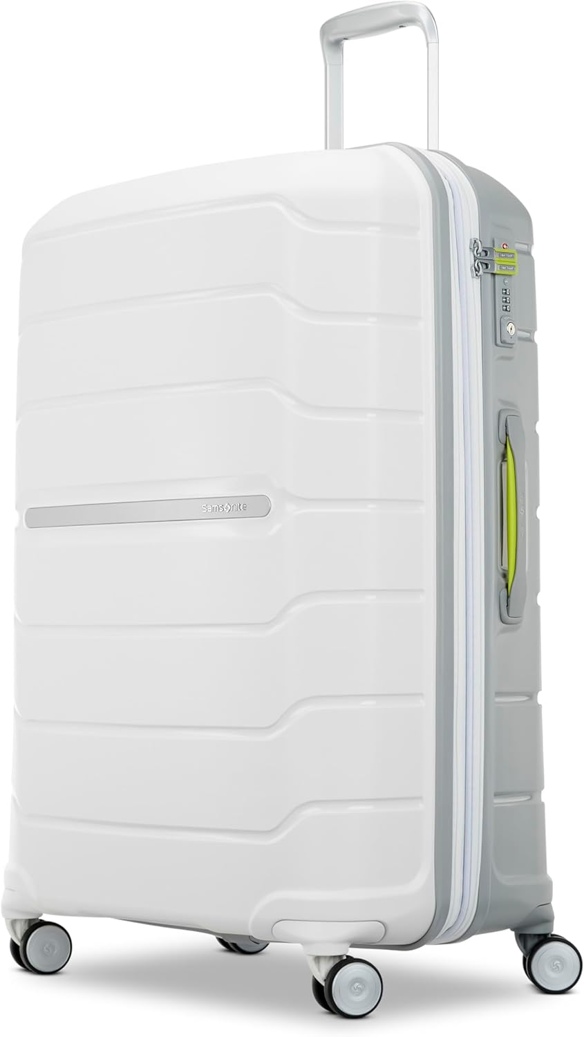 Freeform Hardside Carry-On Luggage with Spinner Wheels - Hardshell Suitcase - TSA, Airline-Approved - Expandable Hard Shell, Smooth Rolling Wheels for Lightweight Travel - Navy