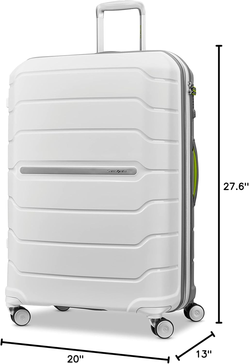 Freeform Hardside Carry-On Luggage with Spinner Wheels - Hardshell Suitcase - TSA, Airline-Approved - Expandable Hard Shell, Smooth Rolling Wheels for Lightweight Travel - Navy