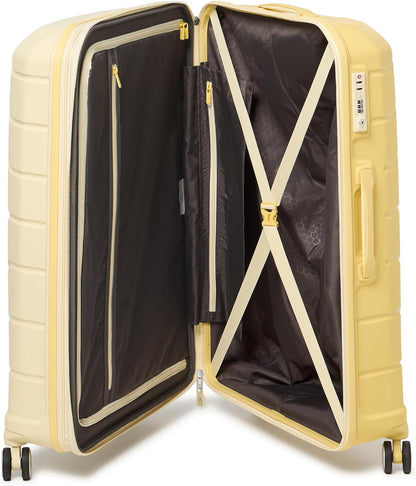 Freeform Hardside Carry-On Luggage with Spinner Wheels - Hardshell Suitcase - TSA, Airline-Approved - Expandable Hard Shell, Smooth Rolling Wheels for Lightweight Travel - Navy