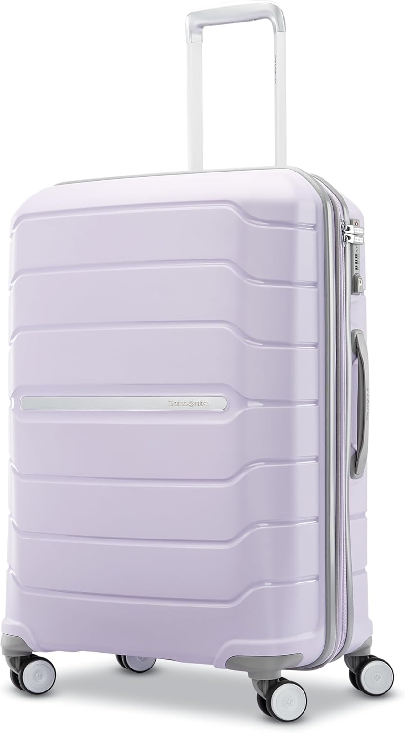Freeform Hardside Carry-On Luggage with Spinner Wheels - Hardshell Suitcase - TSA, Airline-Approved - Expandable Hard Shell, Smooth Rolling Wheels for Lightweight Travel - Navy