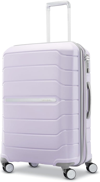 Freeform Hardside Carry-On Luggage with Spinner Wheels - Hardshell Suitcase - TSA, Airline-Approved - Expandable Hard Shell, Smooth Rolling Wheels for Lightweight Travel - Navy
