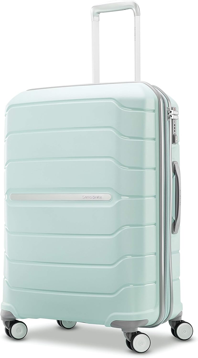 Freeform Hardside Carry-On Luggage with Spinner Wheels - Hardshell Suitcase - TSA, Airline-Approved - Expandable Hard Shell, Smooth Rolling Wheels for Lightweight Travel - Navy