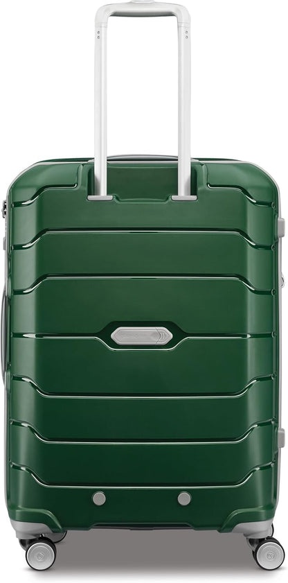 Freeform Hardside Carry-On Luggage with Spinner Wheels - Hardshell Suitcase - TSA, Airline-Approved - Expandable Hard Shell, Smooth Rolling Wheels for Lightweight Travel - Navy
