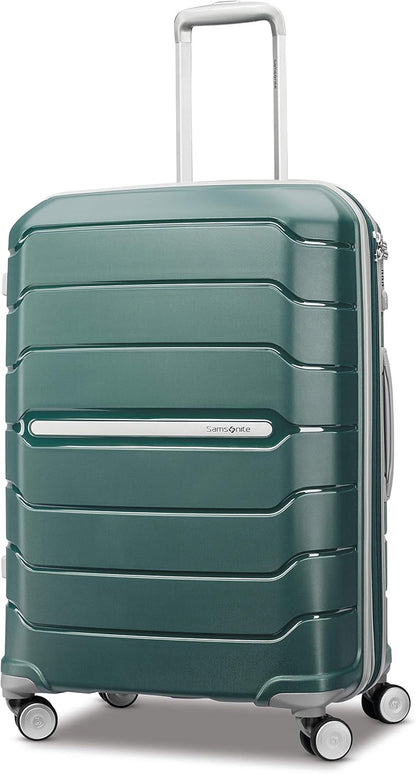 Freeform Hardside Carry-On Luggage with Spinner Wheels - Hardshell Suitcase - TSA, Airline-Approved - Expandable Hard Shell, Smooth Rolling Wheels for Lightweight Travel - Navy