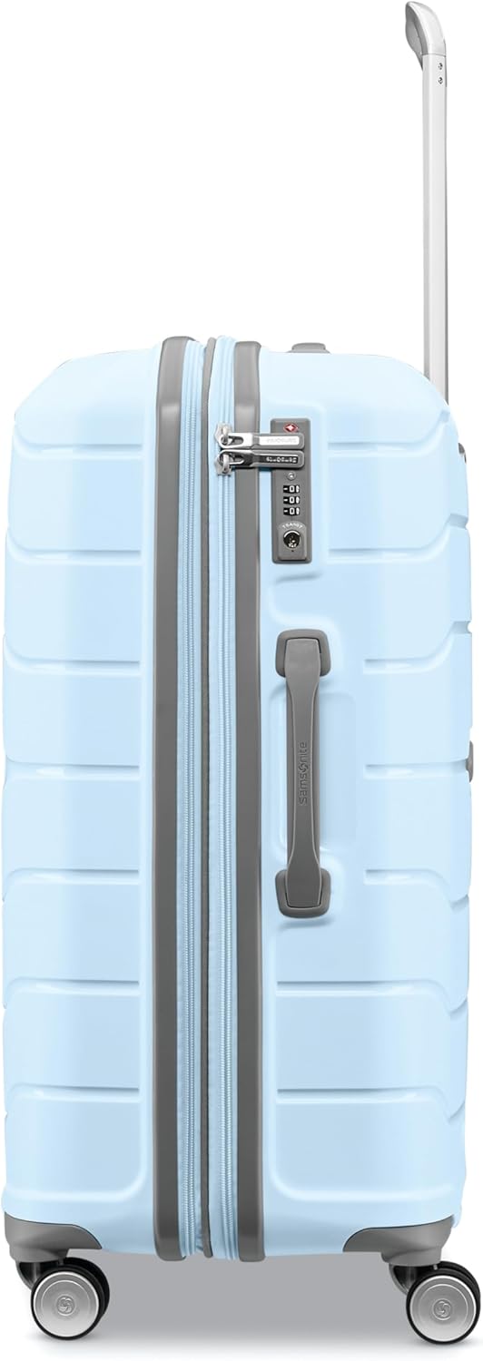 Freeform Hardside Carry-On Luggage with Spinner Wheels - Hardshell Suitcase - TSA, Airline-Approved - Expandable Hard Shell, Smooth Rolling Wheels for Lightweight Travel - Navy