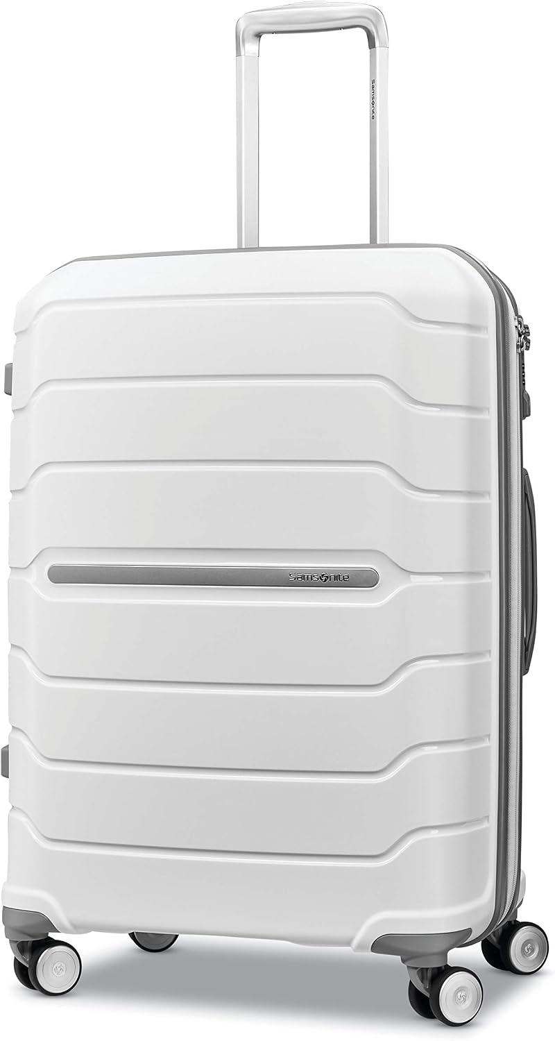 Freeform Hardside Carry-On Luggage with Spinner Wheels - Hardshell Suitcase - TSA, Airline-Approved - Expandable Hard Shell, Smooth Rolling Wheels for Lightweight Travel - Navy